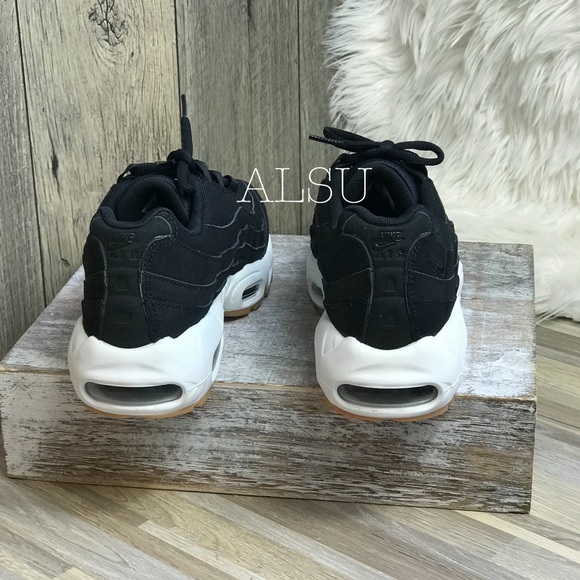 Nike Air Max 95 Black Anthracite White W AUTHENTIC - Picture 5 of 7